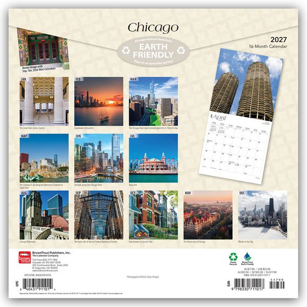 Produktbild: Chicago 2027 &ndash; 16-Monatskalender