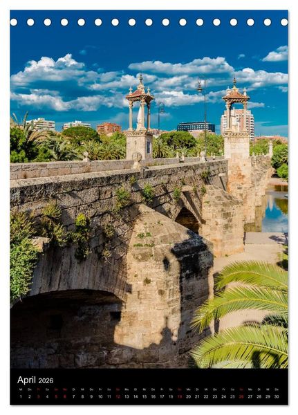 Produktbild: Valencia entdecken (Tischkalender 2026 DIN A5 hoch), CALVENDO Monatskalender