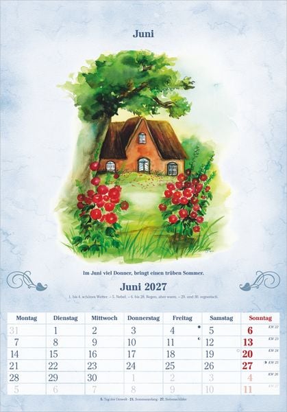 Produktbild: 100-j&auml;hriger Kalender 2027