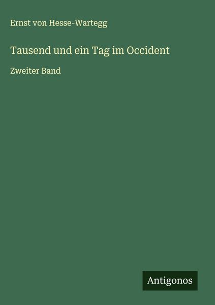 Produktbild: Tausend und ein Tag im Occident