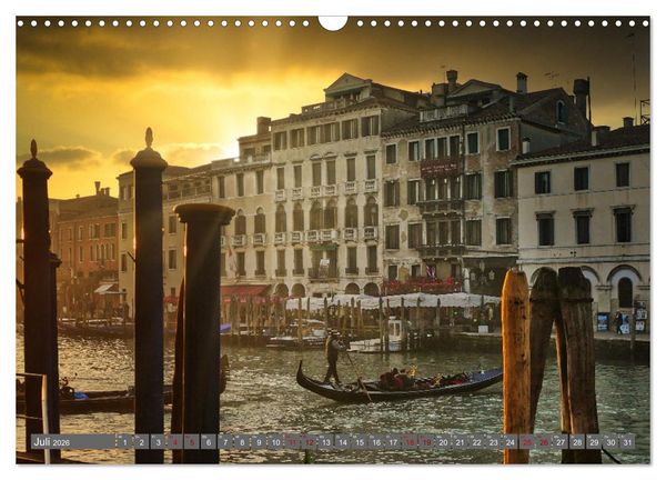 Produktbild: Venedig - Die Lagunenstadt (Wandkalender 2026 DIN A3 quer), CALVENDO Monatskalender