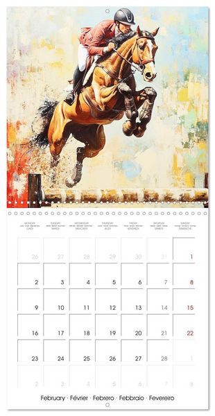 Produktbild: Canvas of Olympic Champions (Wall Calendar 2026 12 &times; 12 Inch) CALVENDO 12 Month Wall Calendar