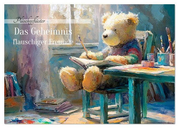 Produktbild: Das geheime Leben flauschiger Freunde (Tischkalender 2026 DIN A5 quer), CALVENDO Monatskalender