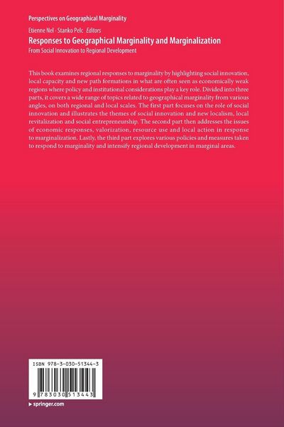 Produktbild: Responses to Geographical Marginality and Marginalization