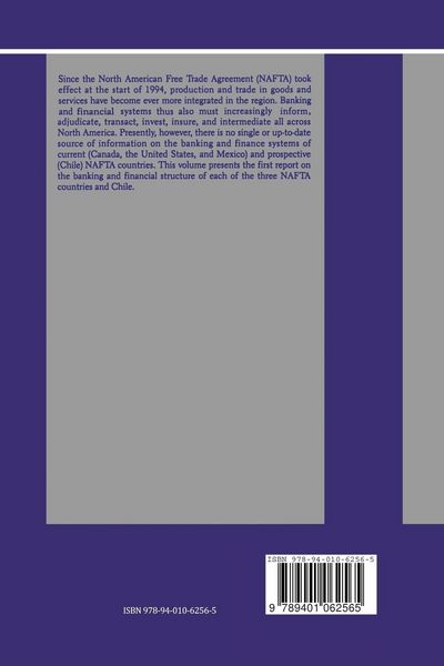 Produktbild: The Banking and Financial Structure in the Nafta Countries and Chile