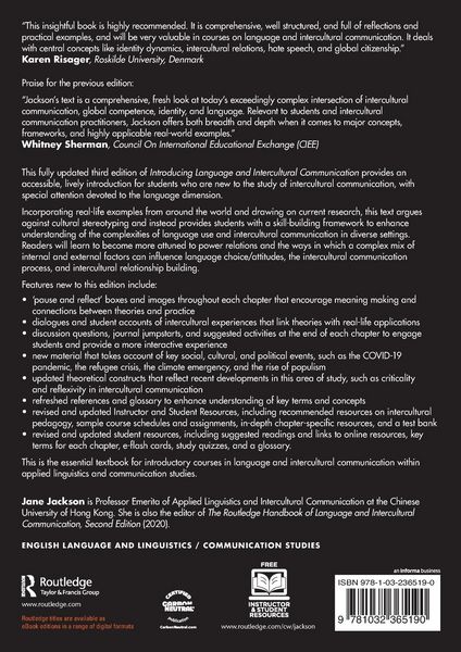 Produktbild: Introducing Language and Intercultural Communication
