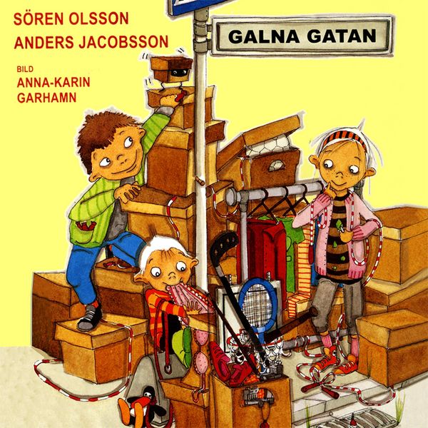 Galna gatan - Anders Jacobsson , Sören Olsson, Audio, 9789188327666