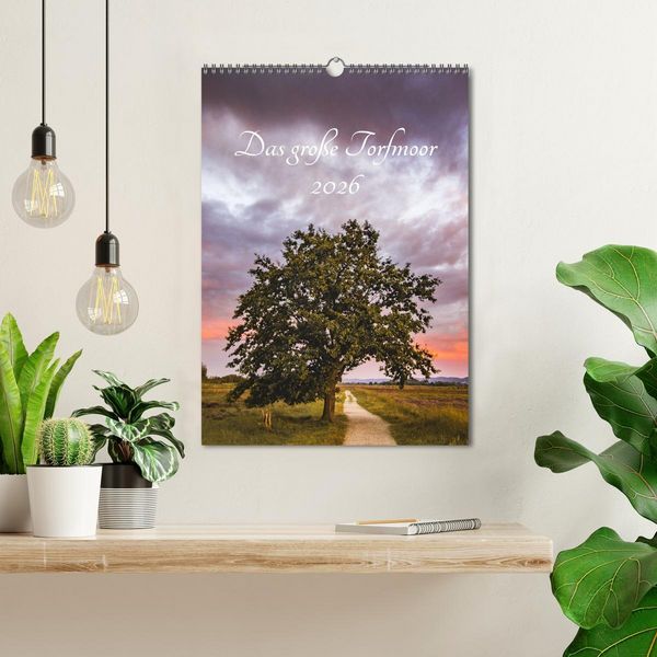 Produktbild: Das gro&szlig;e Torfmoor (Wandkalender 2026 DIN A3 hoch), CALVENDO Monatskalender