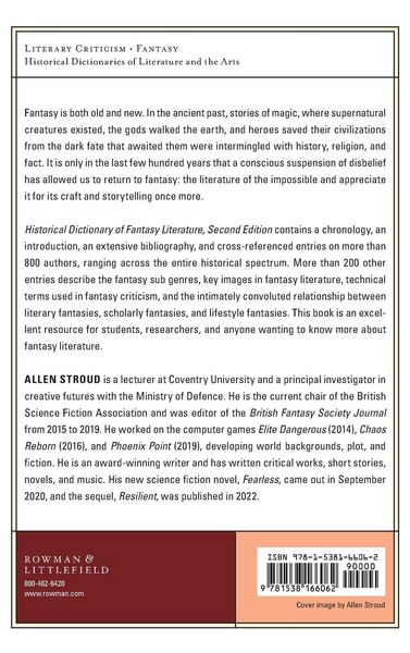 Produktbild: Historical Dictionary of Fantasy Literature