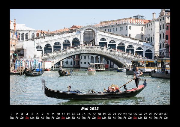 Produktbild: Venedig 2025 Fotokalender DIN A3