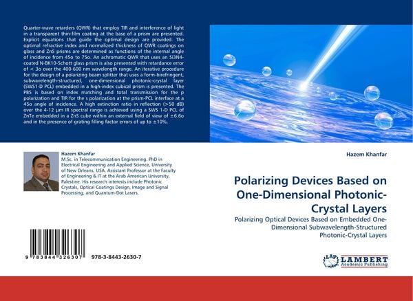 Produktbild: Polarizing Devices Based on One-Dimensional Photonic-Crystal Layers