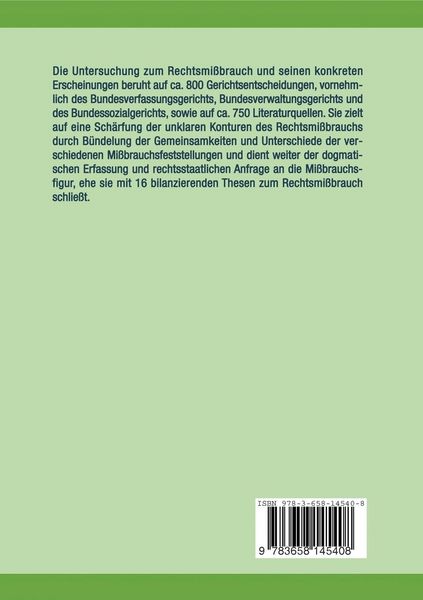 Produktbild: Missbrauch von Rechten, selbstwiderspr&uuml;chliches Verhalten und Verwirkung im &ouml;ffentlichen Recht