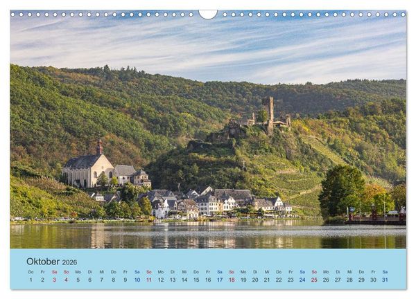 Produktbild: Moselansichten (Wandkalender 2026 DIN A3 quer), CALVENDO Monatskalender