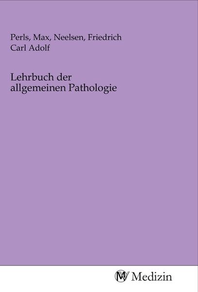 Produktbild: Lehrbuch der allgemeinen Pathologie