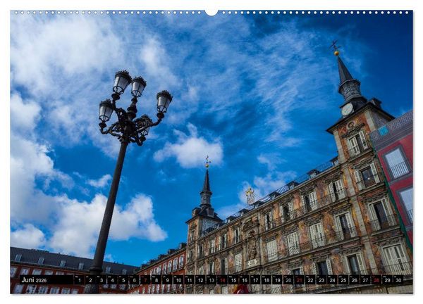 Produktbild: Metropole Madrid (Wandkalender 2026 DIN A2 quer), CALVENDO Monatskalender