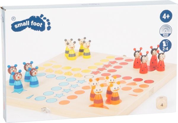 Small foot 7358 - Ludo Tiere, Würfelspiel