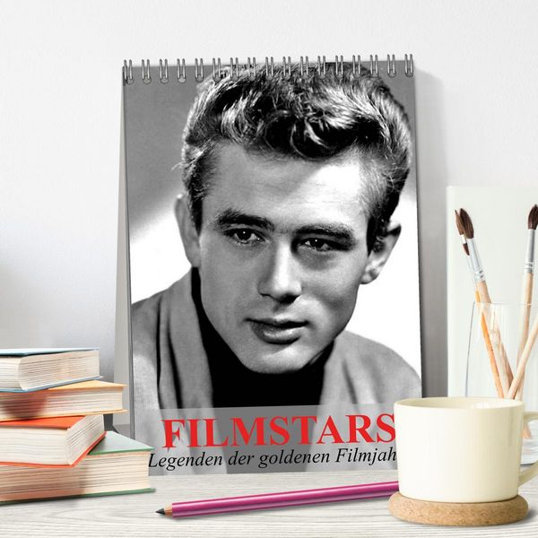 Produktbild: Filmstars - Legenden der goldenen Filmjahre (Tischkalender 2026 DIN A5 hoch), CALVENDO Monatskalender