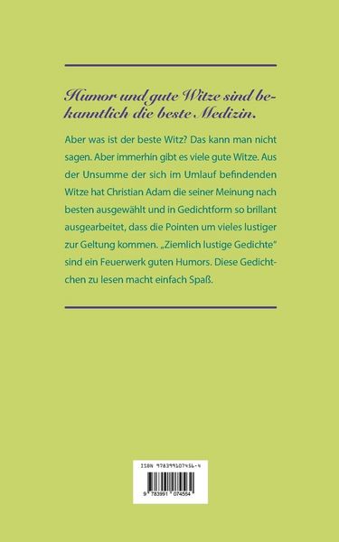 Produktbild: Ziemlich lustige Gedichte