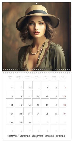 Produktbild: Gr&acirc;ce des ann&eacute;es 30 (Calendrier mural carr&eacute; 2026 30x30 cm) Calendrier double avec une page pour vos prises de notes