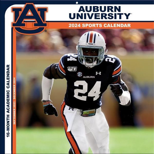 'Auburn Tigers 2024 12x12 Team Wall Calendar' 'Englische Bücher'