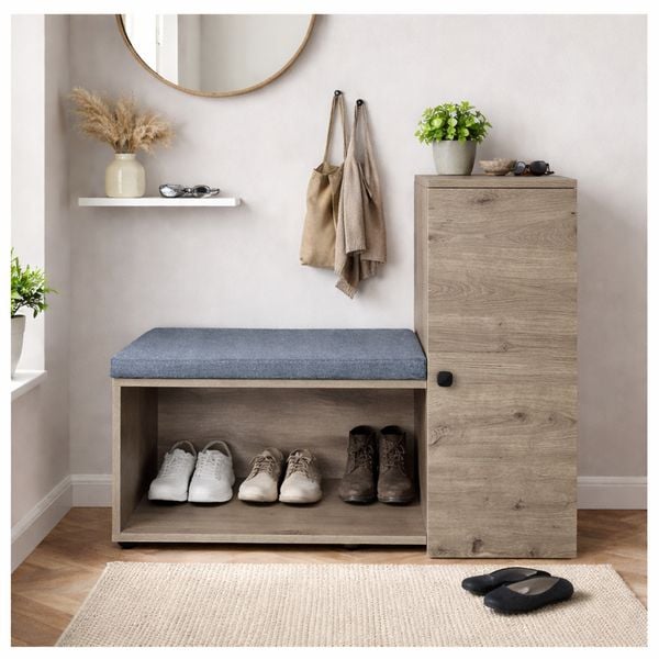 Produktbild: HTI-Living Schuhschrank mit Sitzbank Thekla Artisaneiche