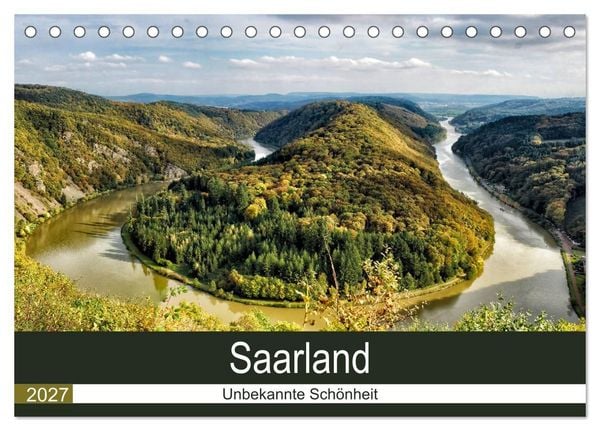 Produktbild: Saarland - unbekannte Sch&ouml;nheit (Tischkalender 2027 DIN A5 quer), CALVENDO Monatskalender
