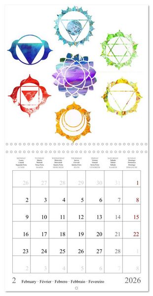 Produktbild: Your personalised yoga planner (Wall Calendar 2026 12 &times; 12 Inch) CALVENDO 12 Month Wall Calendar