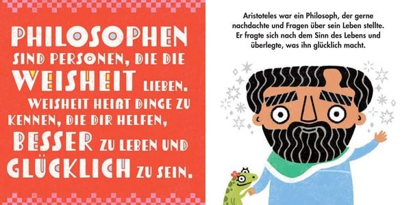 Produktbild: Gl&uuml;ck mit Aristoteles. Bilderbuch