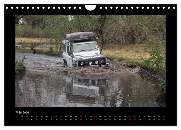 Produktbild: Land Rover Defender - Unterwegs in Afrika (Wandkalender 2026 DIN A4 quer), CALVENDO Monatskalender