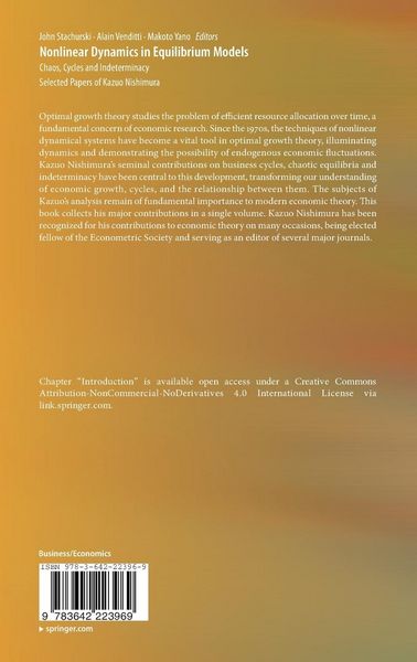 Produktbild: Nonlinear Dynamics in Equilibrium Models