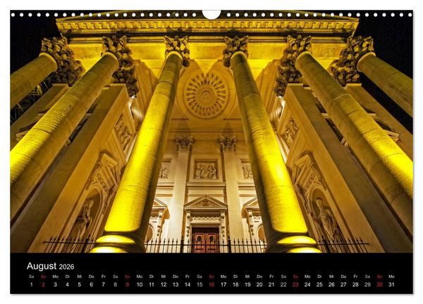 Produktbild: Berlin bei Nacht (Wandkalender 2026 DIN A3 quer), CALVENDO Monatskalender