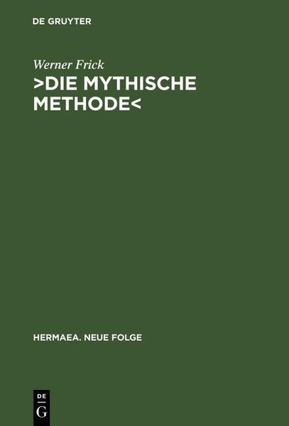 Produktbild: >Die mythische Methode<