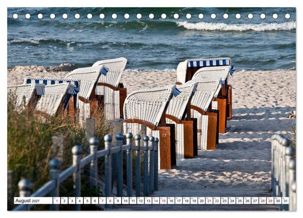 Produktbild: R&uuml;gen und Hiddensee - Momente einer Reise (Tischkalender 2027 DIN A5 quer), CALVENDO Monatskalender