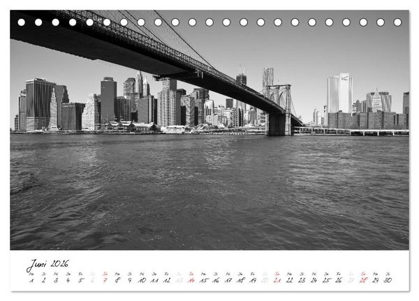 Produktbild: New York &ndash; The Big Apple (Tischkalender 2026 DIN A5 quer), CALVENDO Monatskalender