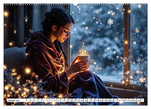 Produktbild: Lichtgefl&uuml;ster (Wandkalender 2026 DIN A2 quer), CALVENDO Monatskalender