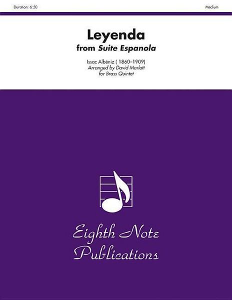 Produktbild: Alb&eacute;niz, I: Leyenda (from Suite Espa&ntilde;ola)