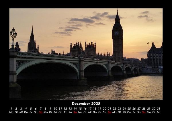 Produktbild: London 2025 Fotokalender DIN A3
