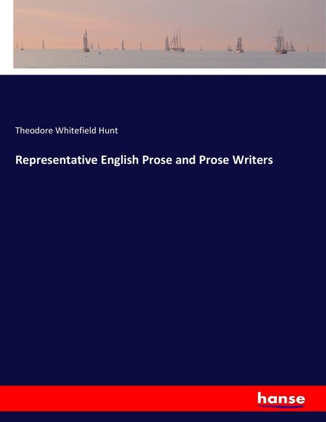 Produktbild: Representative English Prose and Prose Writers