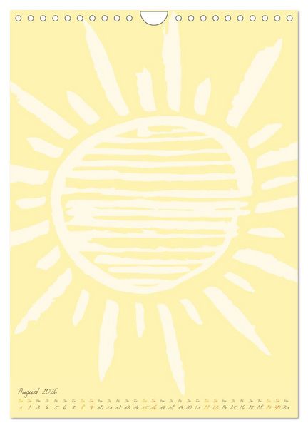 Produktbild: FOTOS & BASTELN - Always the Sun (Wandkalender 2026 DIN A4 hoch), CALVENDO Monatskalender