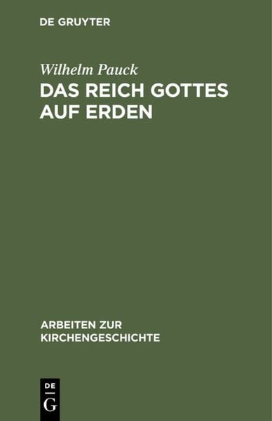 Produktbild: Das Reich Gottes auf Erden