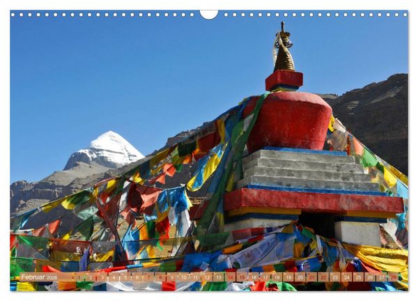 Produktbild: Tsch&ouml;rten, Architektur des Himalaya (Wandkalender 2026 DIN A3 quer), CALVENDO Monatskalender