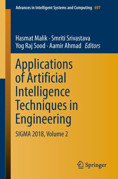 Produktbild: Applications of Artificial Intelligence Techniques in Engineering