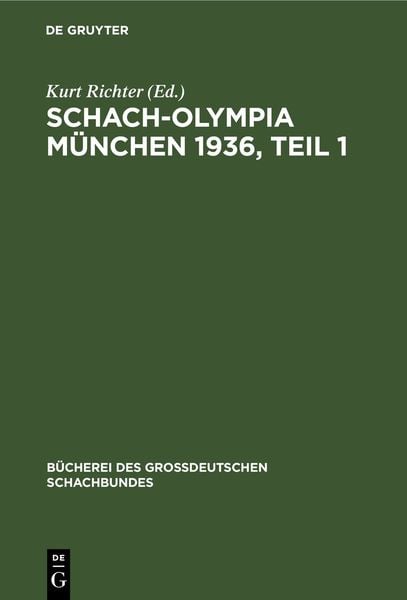 Produktbild: Schach-Olympia M&uuml;nchen 1936, Teil 1