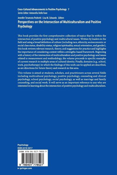 Produktbild: Perspectives on the Intersection of Multiculturalism and Positive Psychology