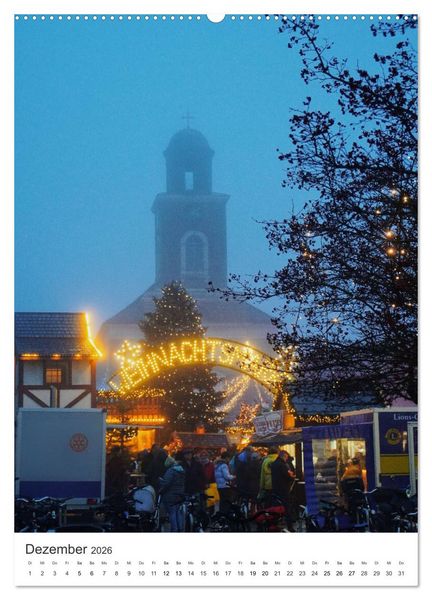 Produktbild: Husum - graue Stadt am Meer (Wandkalender 2026 DIN A2 hoch), CALVENDO Monatskalender