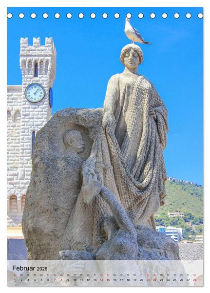 Produktbild: Monaco - Historisches Monaco (Tischkalender 2026 DIN A5 hoch), CALVENDO Monatskalender