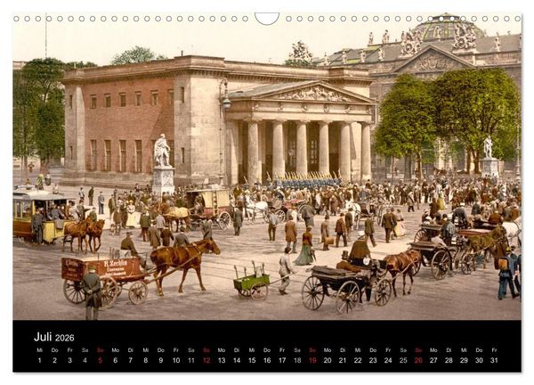 Produktbild: Berlin um 1900 (Wandkalender 2026 DIN A3 quer), CALVENDO Monatskalender