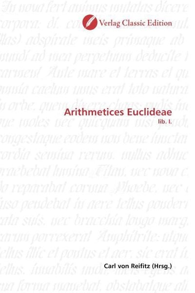 Produktbild: Arithmetices Euclideae