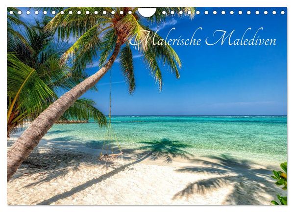 Produktbild: Malerische Malediven (Wandkalender 2026 DIN A4 quer), CALVENDO Monatskalender