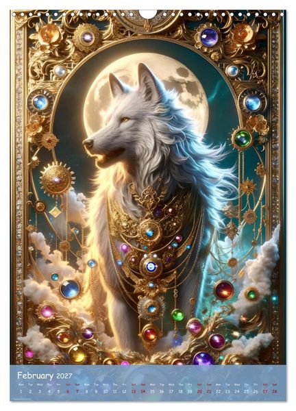 Produktbild: The Art of Power Animals (Wall Calendar 2027 DIN A3 portrait), CALVENDO 12 Month Wall Calendar